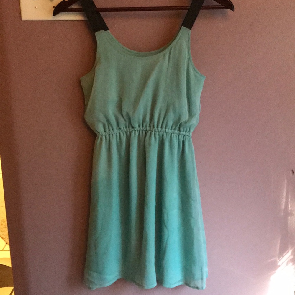 Teal dress